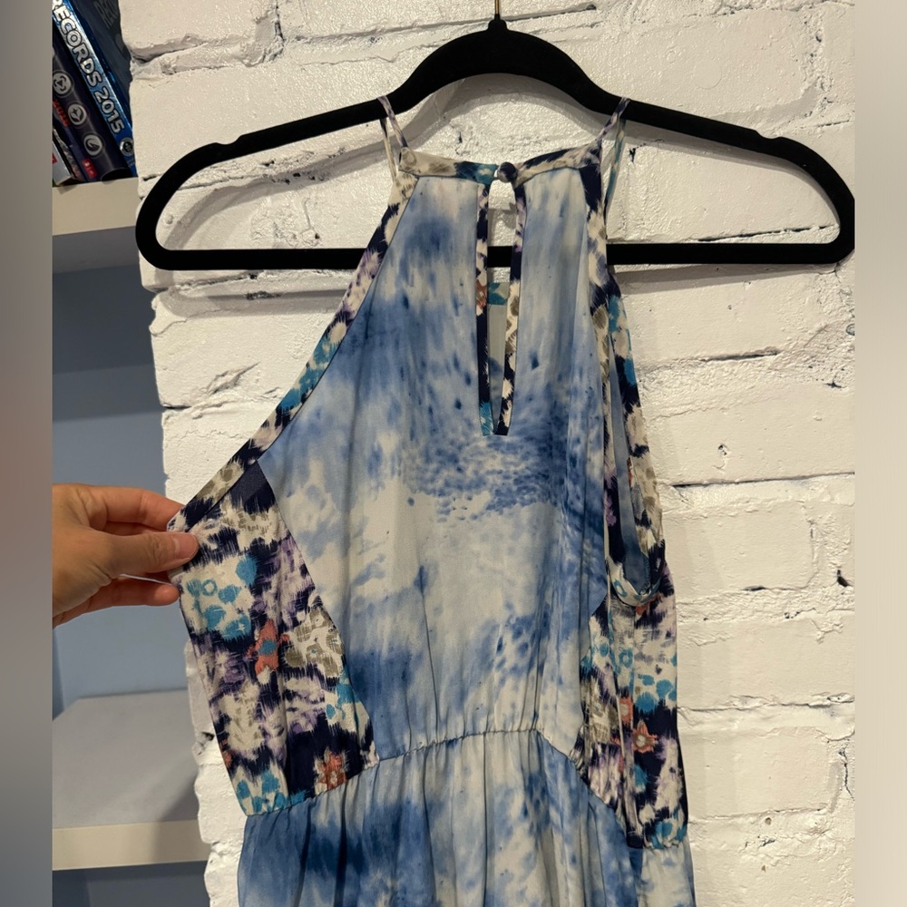 Rebecca Taylor Blue and White Maxi Dress - Picture 5 of 7